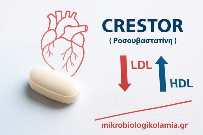 Crestor (Ροσουβαστατίνη): Μείωση LDL, Δόση & Παρενέργειες