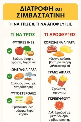 Σιμβαστατίνη-Zocor-διατροφή