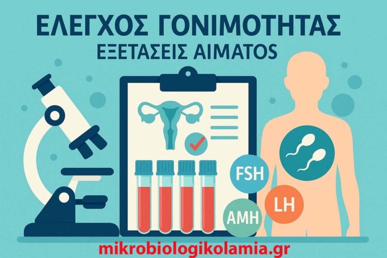 Έλεγχος Γονιμότητας εξετάσεις αίματος