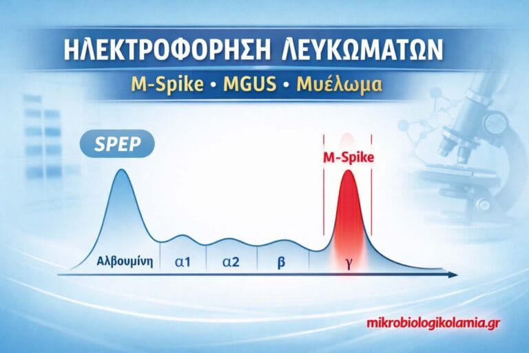 Ηλεκτροφόρηση Λευκωμάτων: Ερμηνεία Αποτελεσμάτων, M-Spike & Μυέλωμα