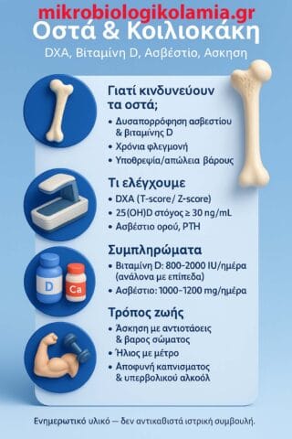 Κοιλιοκάκη - Οστά