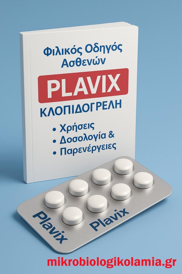 Φιλικός Οδηγός Ασθενών για το Plavix (Κλοπιδογρέλη) – Χρήσεις, Δοσολογία & Παρενέργειες
