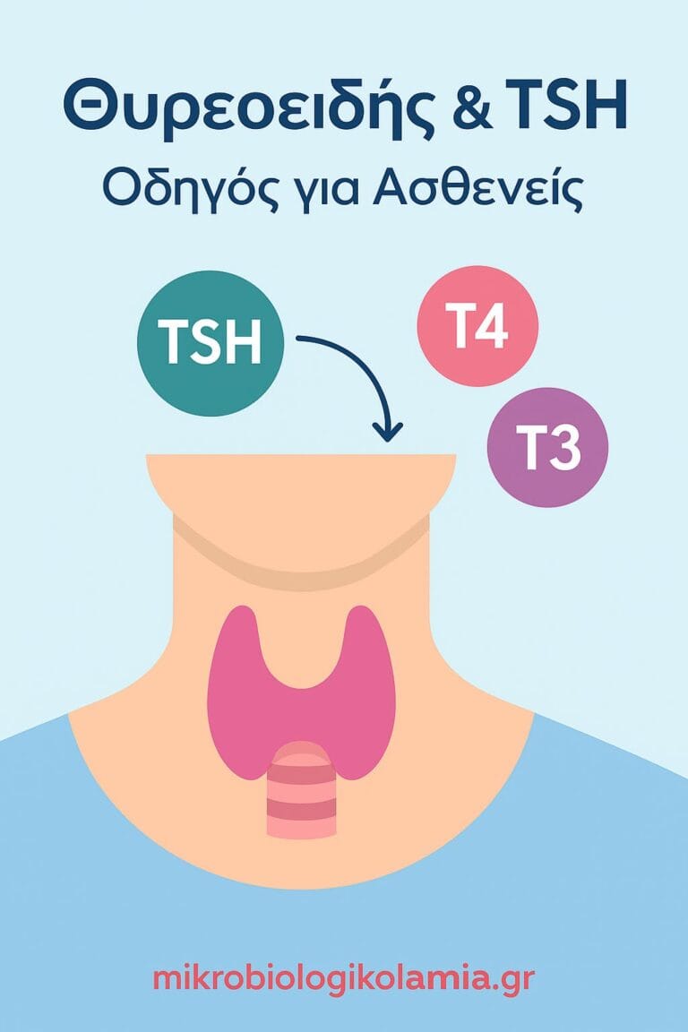 Θυρεοειδής & TSH: Τιμές, Συμπτώματα & Διάγνωση | Οδηγός Ασθενών