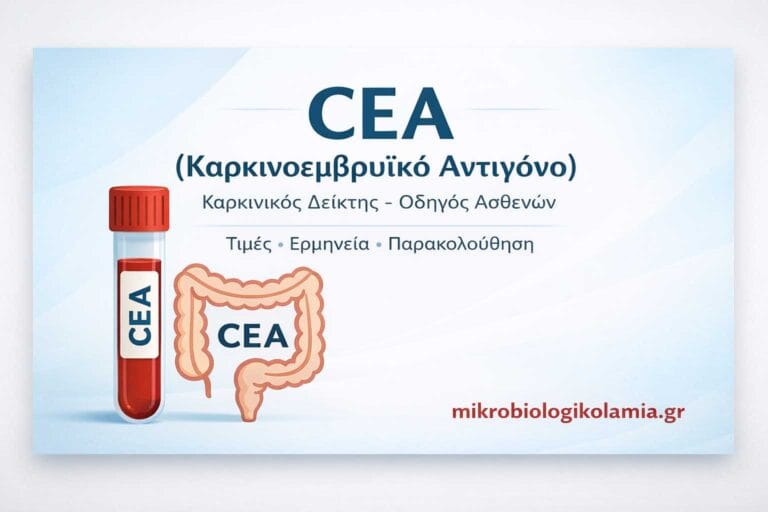 CEA (Καρκινοεμβρυϊκό Αντιγόνο): Τιμές, Ερμηνεία & Παρακολούθηση