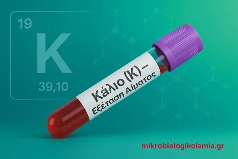 Κάλιο (K): Εξέταση Αίματος – Τιμές, Χαμηλό & Υψηλό Κάλιο