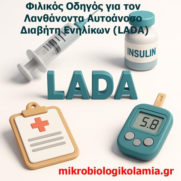 LADA: Φιλικός Οδηγός για Λανθάνοντα Αυτοάνοσο Διαβήτη Ενηλίκων
