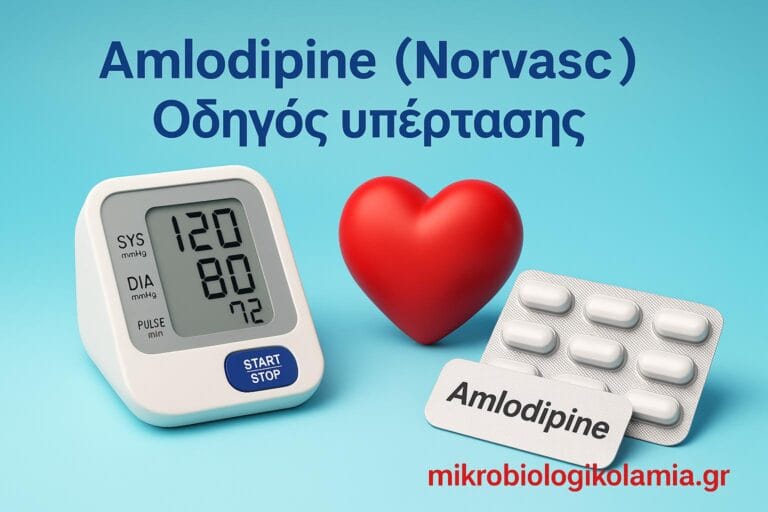 Amlodipine (Norvasc): Φιλικός οδηγός για υπέρταση – Δράση, δοσολογία, παρενέργειες