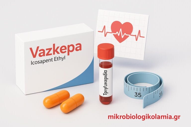 Vazkepa : Τριγλυκερίδια, Καρδιοπροστασία & Εξετάσεις