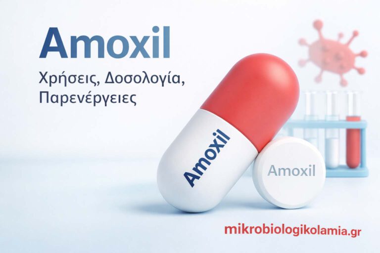 Amoxil (Αμοξικιλλίνη): Χρήσεις, Δοσολογία & Παρενέργειες