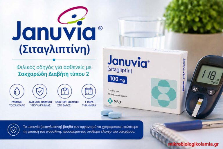 Januvia® (Σιταγλιπτίνη): Δοσολογία, Παρενέργειες & Εξετάσεις