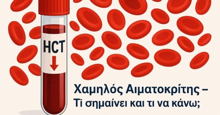Χαμηλός Αιματοκρίτης