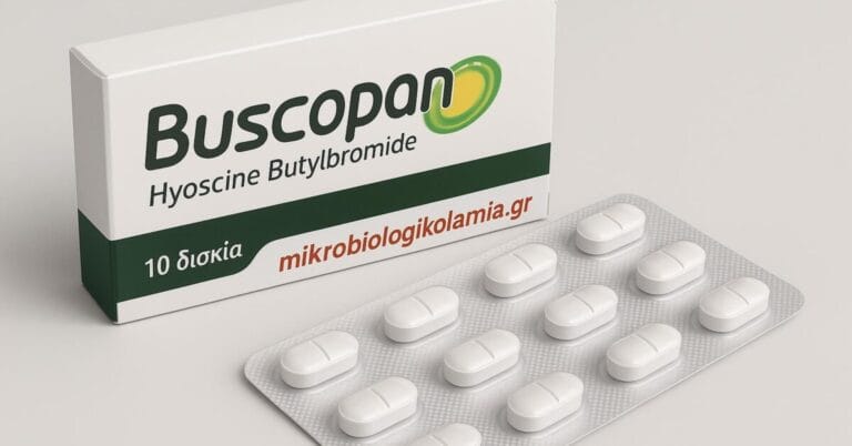 Buscopan – Δοσολογία, Ενδείξεις, Παρενέργειες & Πλήρης Οδηγός Ασθενών