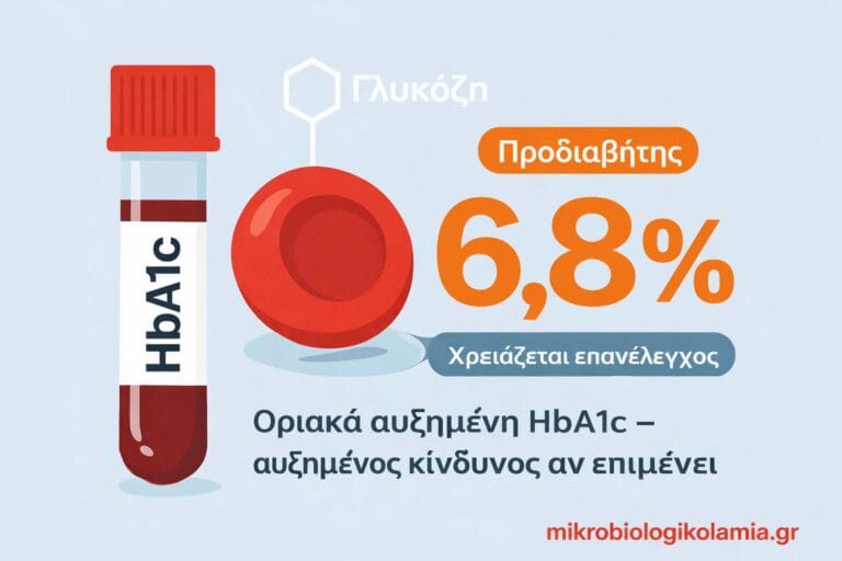 Τι σημαίνει HbA1c 6,8% – οριακά αυξημένη γλυκοζυλιωμένη αιμοσφαιρίνη και προδιαβήτης