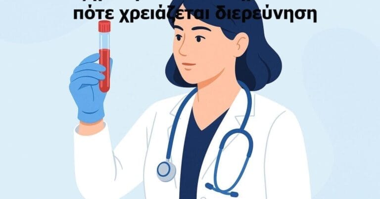 Γιατρός μικροβιολόγος εξετάζει σωλήνα Westergren με δείγμα αίματος στο εργαστήριο – Αυξημένη ΤΚΕ, φλεγμονή και αιματολογικός έλεγχος – mikrobiologikolamia.gr