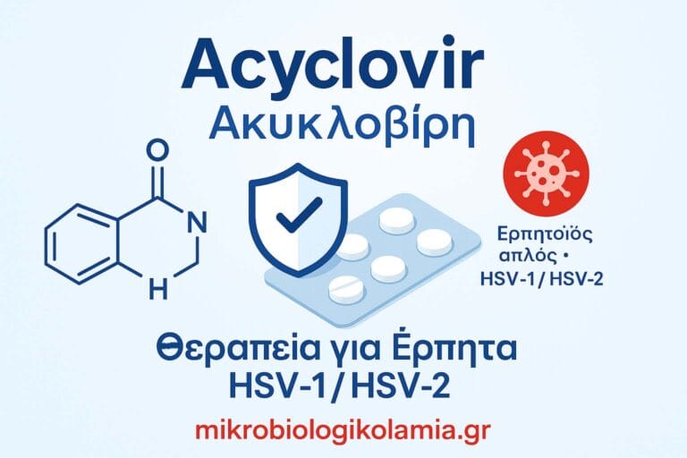 Ακυκλοβίρη και Αντιιικά για Έρπητα – Ποια είναι η διαφορά & τι να επιλέξω