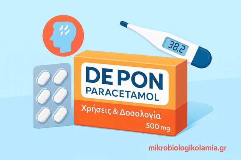 Depon (Παρακεταμόλη): Δοσολογία, Πόσα mg & Κάθε Πόσες Ώρες