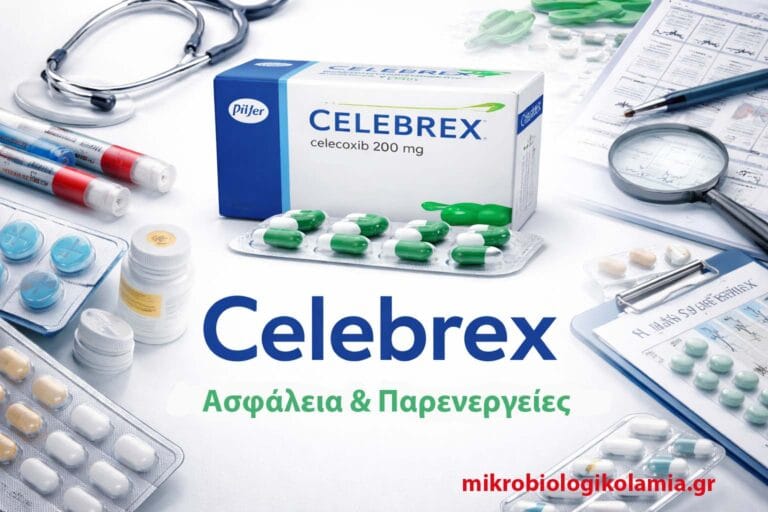 Celebrex: Ασφάλεια, Παρενέργειες & Εργαστηριακός Έλεγχος