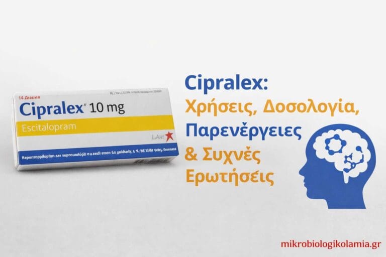Cipralex (Εσιταλοπράμη): Παρενέργειες, Πότε Δρα & Διακοπή