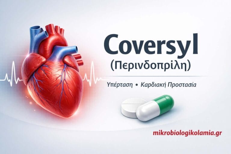 Coversyl: Πότε χορηγείται, δοσολογία & παρενέργειες