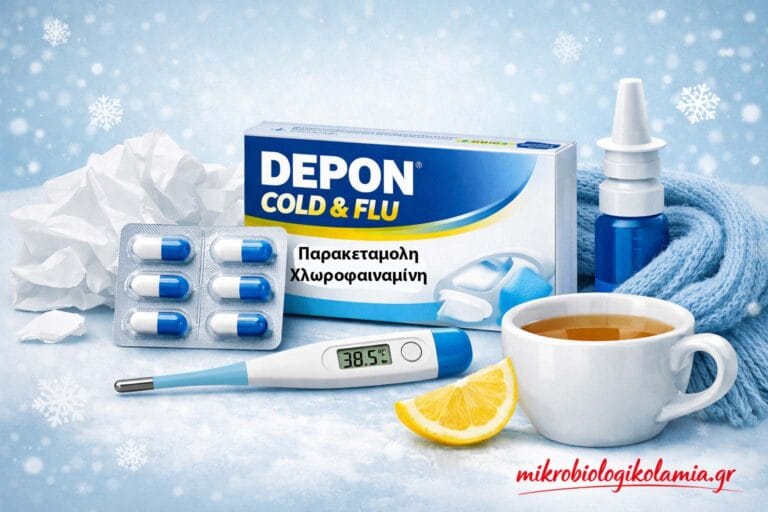 Depon Cold & Flu: Χρήσεις, Δοσολογία, Παρενέργειες