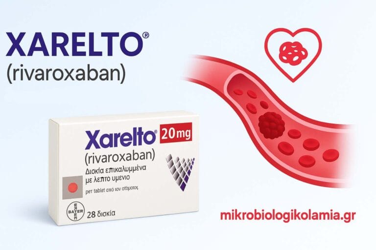 Xarelto (rivaroxaban): Χρήσεις, Δοσολογία, Παρενέργειες & Ασφαλής Χρήση