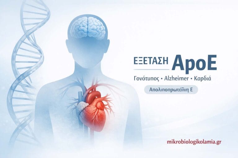 Εξέταση ApoE – γονότυπος απολιποπρωτεΐνης Ε για Alzheimer και καρδιαγγειακό κίνδυνο