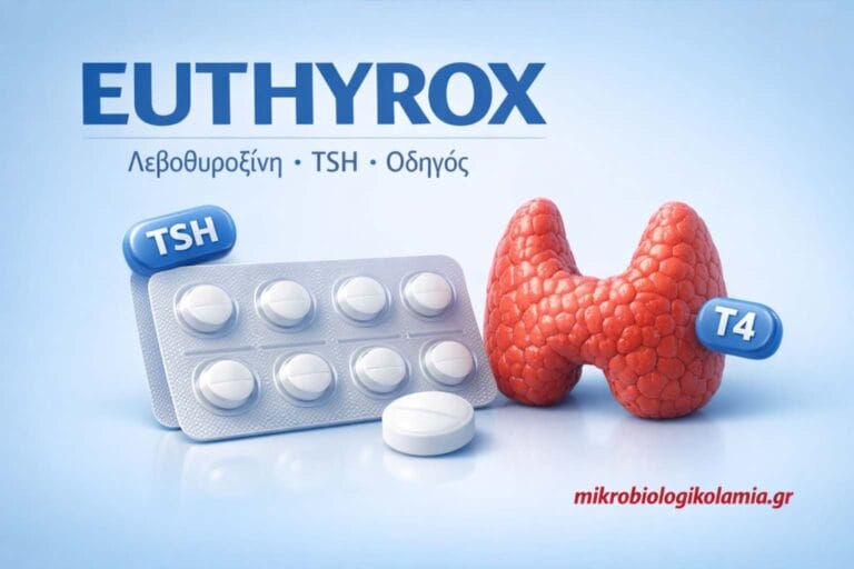 Euthyrox (Λεβοθυροξίνη): Δοσολογία, TSH, Παρενέργειες & Κύηση