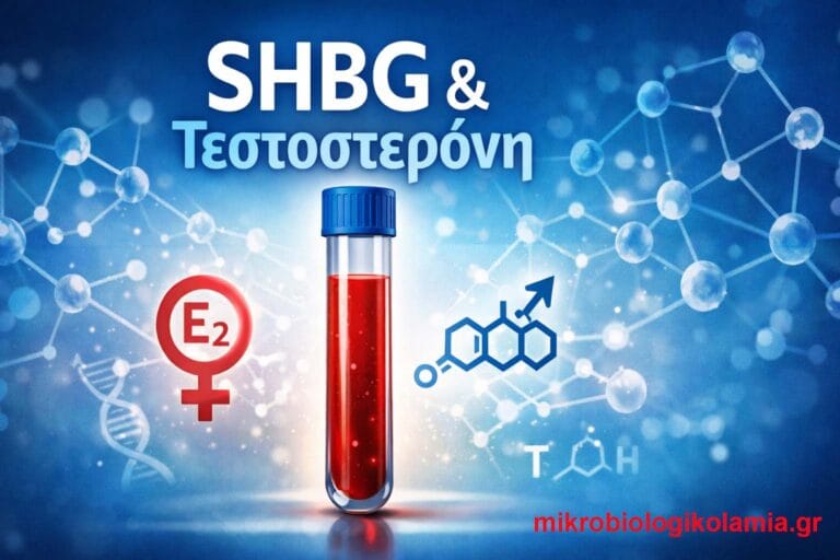 SHBG και τεστοστερόνη – εξέταση αίματος για διαθέσιμη τεστοστερόνη και ορμονική ισορροπία