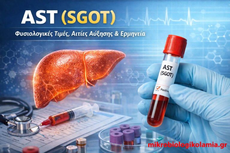 AST (SGOT) εξέταση αίματος – φυσιολογικές τιμές, αιτίες αύξησης και ερμηνεία αποτελεσμάτων