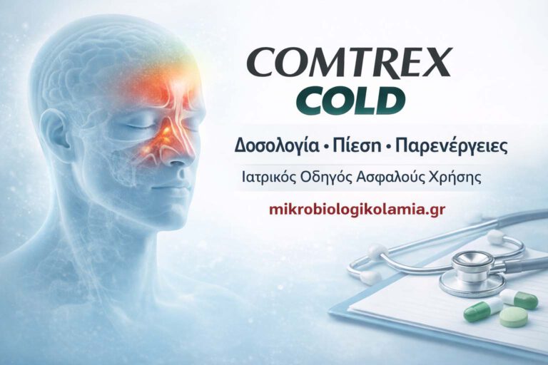 Comtrex Cold: Δοσολογία, Παρενέργειες & Πίεση