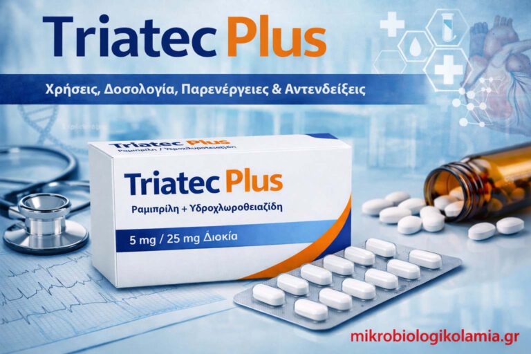 Triatec Plus: Χρήσεις, Δοσολογία, Παρενέργειες & Αντενδείξεις