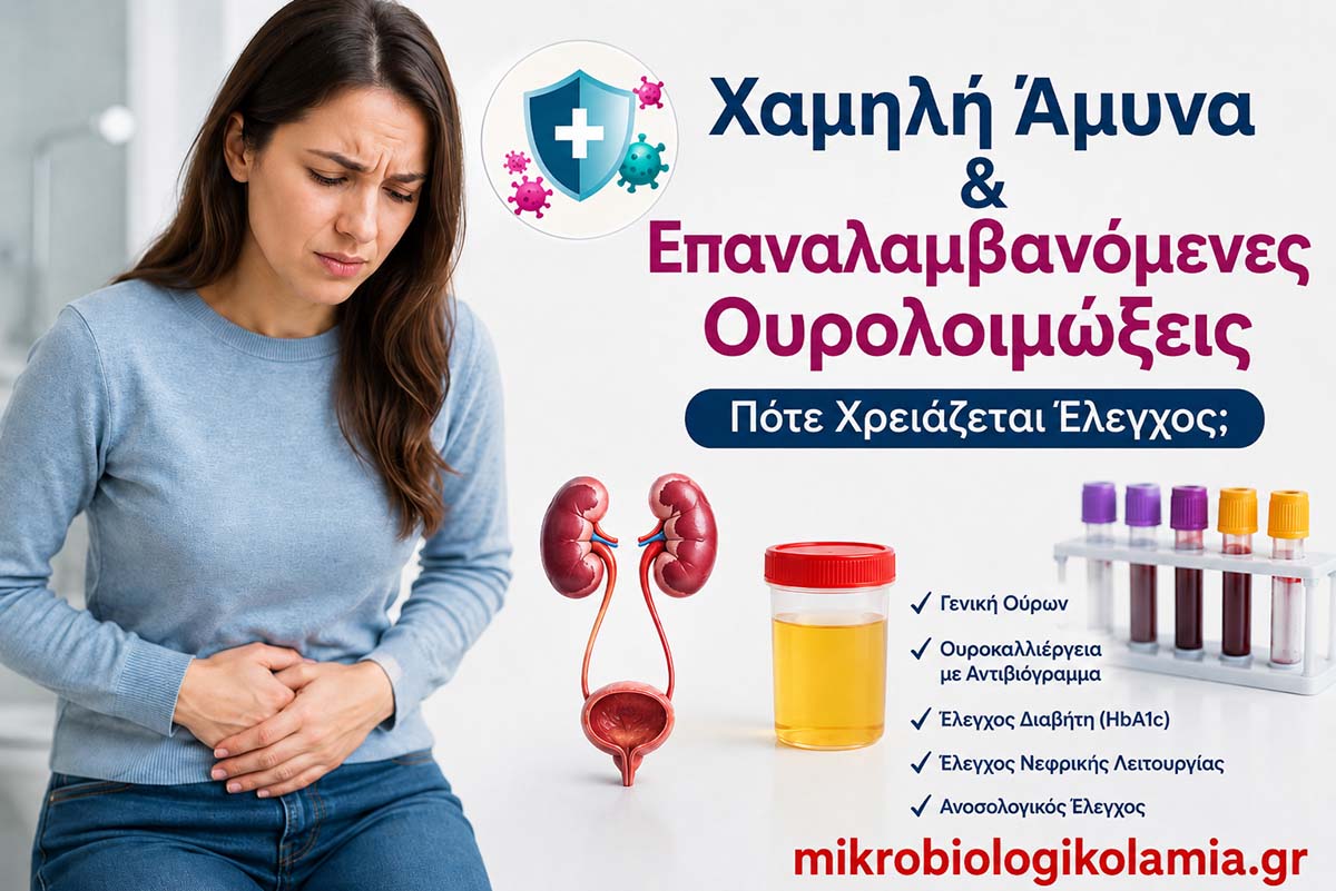 chamili amyna epanalamvanomenes ourolimoxeis mikrobiologikolamia