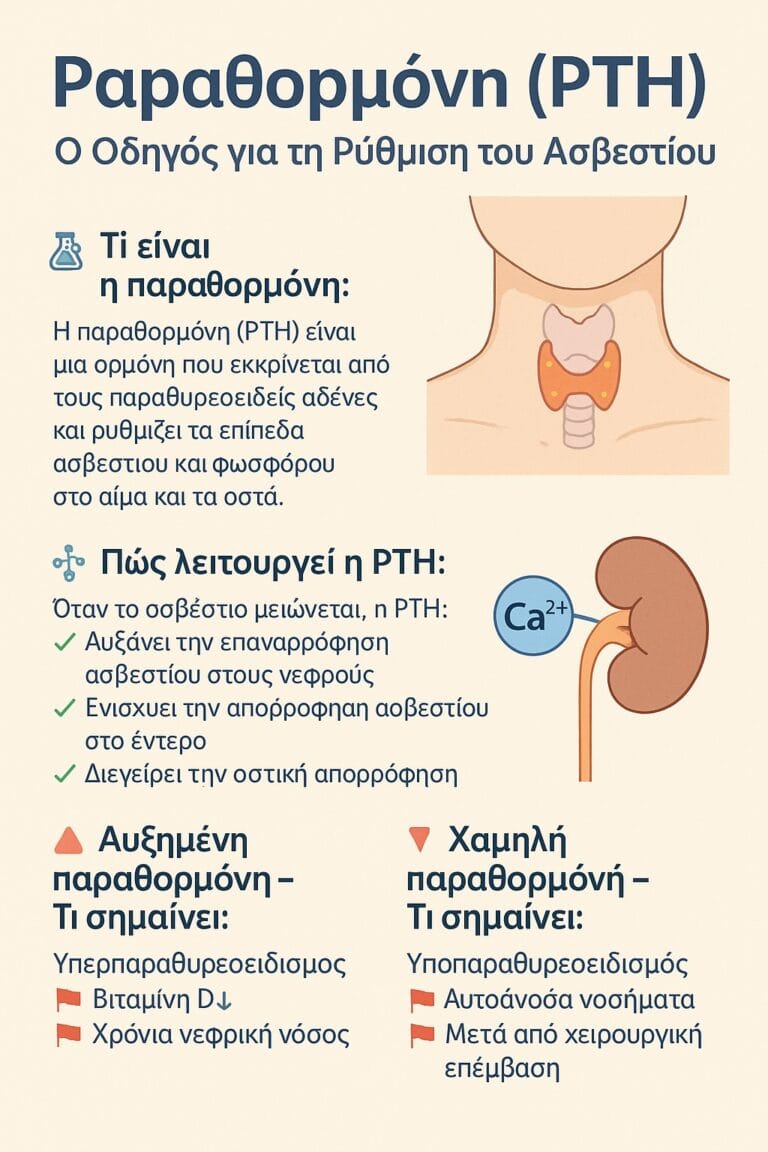 Παραθορμόνη (PTH): Ο Οδηγός για τη Ρύθμιση του Ασβεστίου
