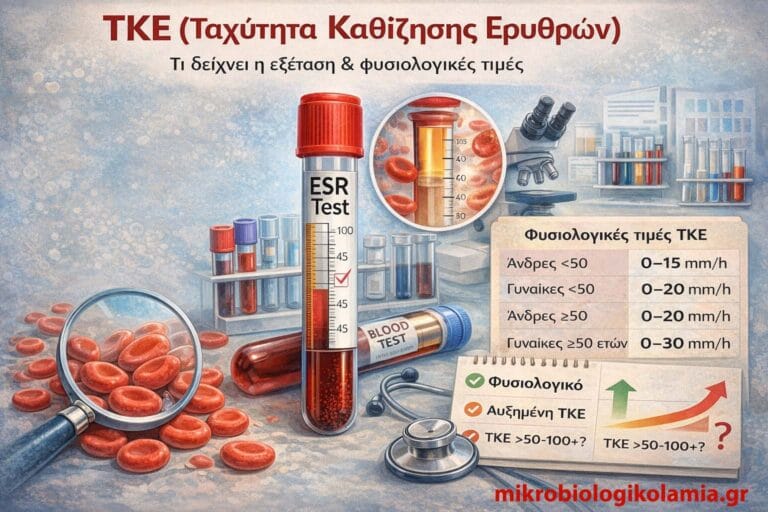 ΤΚΕ (Ταχύτητα Καθίζησης Ερυθρών): Τι Δείχνει & Πότε Ανησυχεί