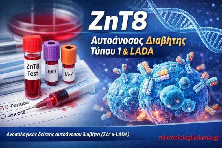 ZnT8 Αντισώματα: Τι Είναι, Πότε Ελέγχονται & Πώς Ερμηνεύονται (ΣΔ1 & LADA)