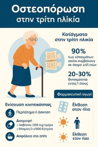 Οστεοπόρωση : Αθόρυβη Απειλή για τα Οστά – Πρόληψη, Συμπτώματα και Θεραπεία 1 Οστεοπόρωση ηλικιωμένοι
