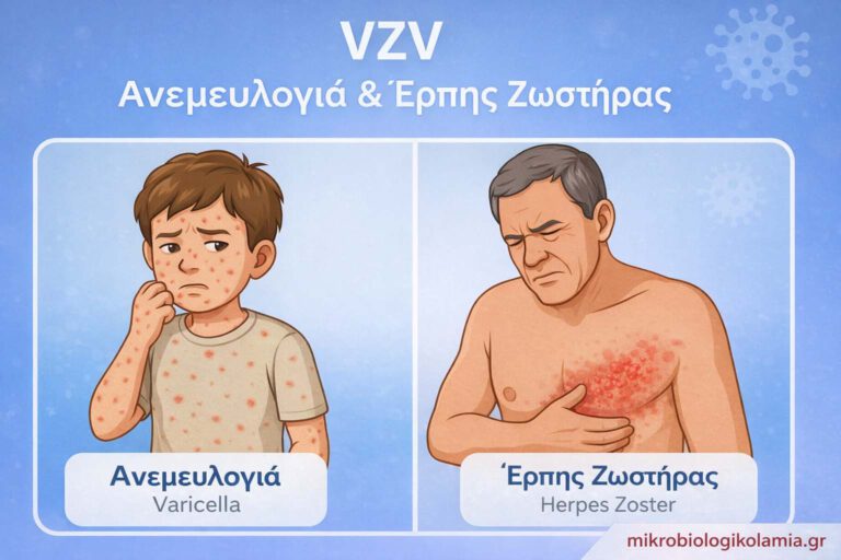 Ιός Ανεμευλογιάς-Ζωστήρας (VZV): Συμπτώματα, Ζωστήρας, Εξετάσεις
