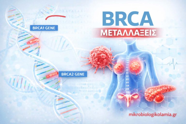 BRCA1 & BRCA2: Μεταλλάξεις, Κίνδυνος Καρκίνου & Γενετικός Έλεγχος