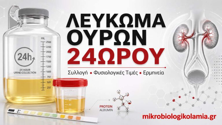 Λεύκωμα Ούρων 24ώρου: Τιμές, Συλλογή & Ερμηνεία