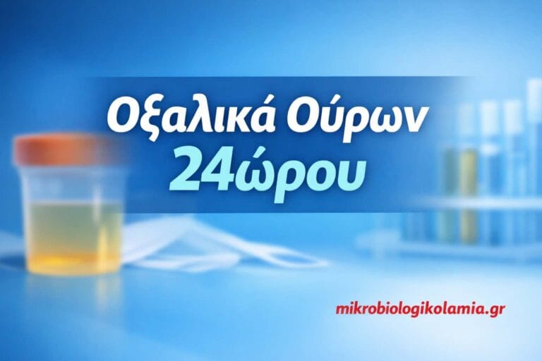 Οξαλικά Ούρων 24ώρου: Τιμές, Ερμηνεία & Πότε Ανησυχούμε
