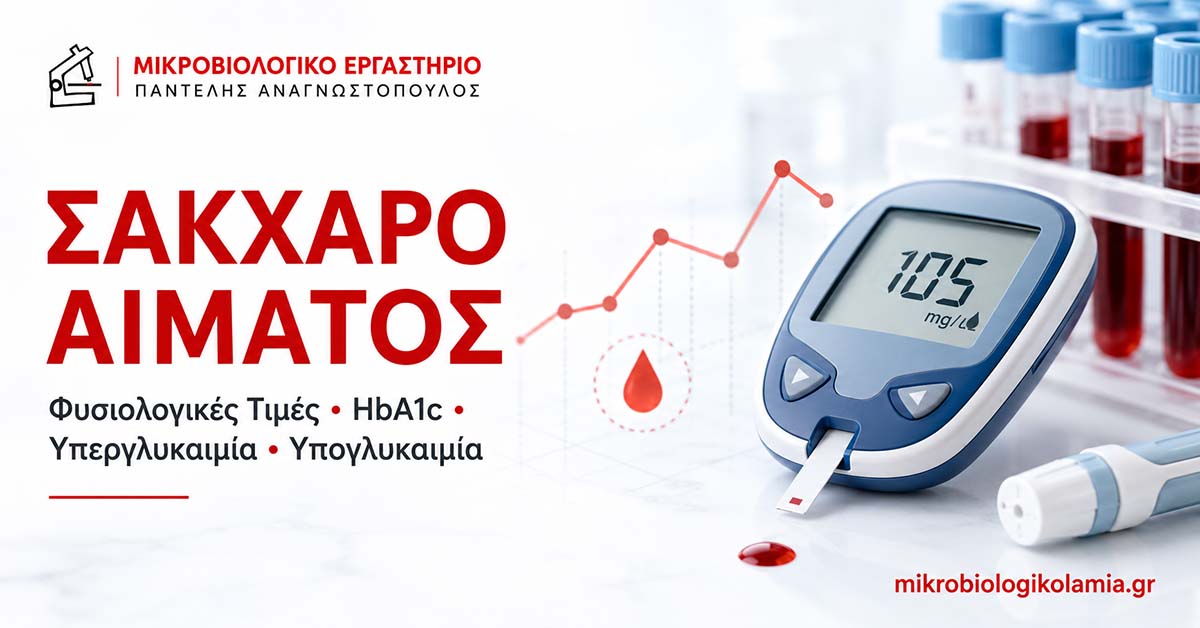 Σάκχαρο Αίματος: Φυσιολογικές Τιμές και Ερμηνεία 1 Σάκχαρο αίματος – φυσιολογικές τιμές νηστείας, HbA1c και διαβήτης