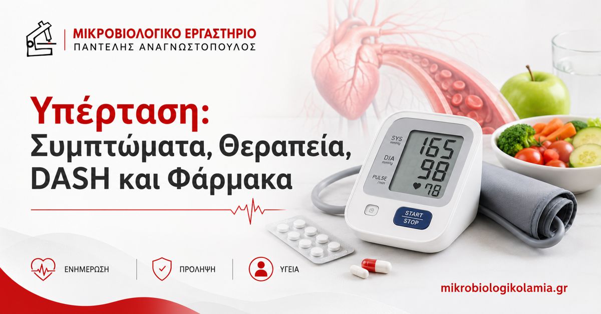 Υπέρταση: Σωστή Μέτρηση, Συμπτώματα, DASH και Φάρμακα