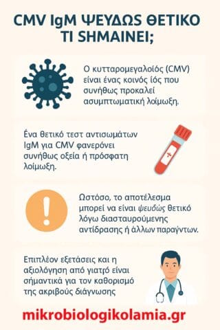 CMV IgM Ψευδώς Θετικό: Πώς να Το Αναγνωρίσετε και Τι να Κάνετε 1 CVM - IGM ψευδώς θετικό