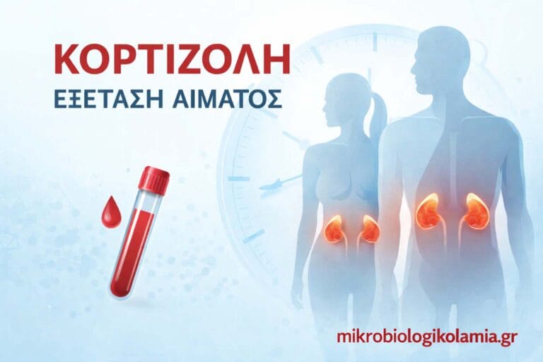 Κορτιζόλη εξέταση – Τιμές, Στρες, Cushing & Addison
