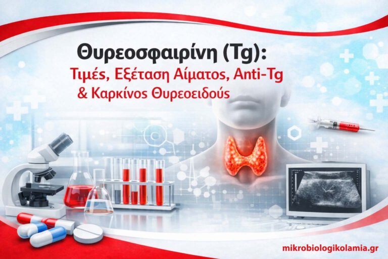 Θυρεοσφαιρίνη (Tg): Τιμές, Εξέταση Αίματος, Anti-Tg & Καρκίνος Θυρεοειδούς