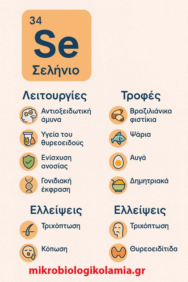 Σελήνιο (Se): Τι δείχνει, πότε χρειάζεται εξέταση & φυσιολογικές τιμές