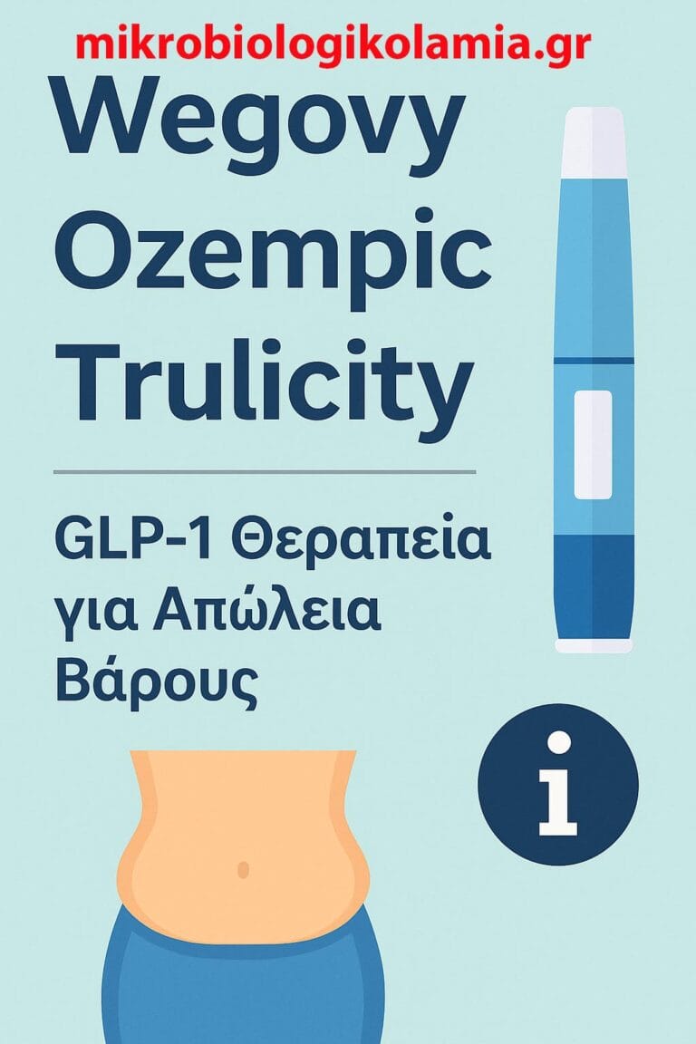 Wegovy – Ozempic – Trulicity: Πλήρης Οδηγός GLP-1 για Απώλεια Βάρους