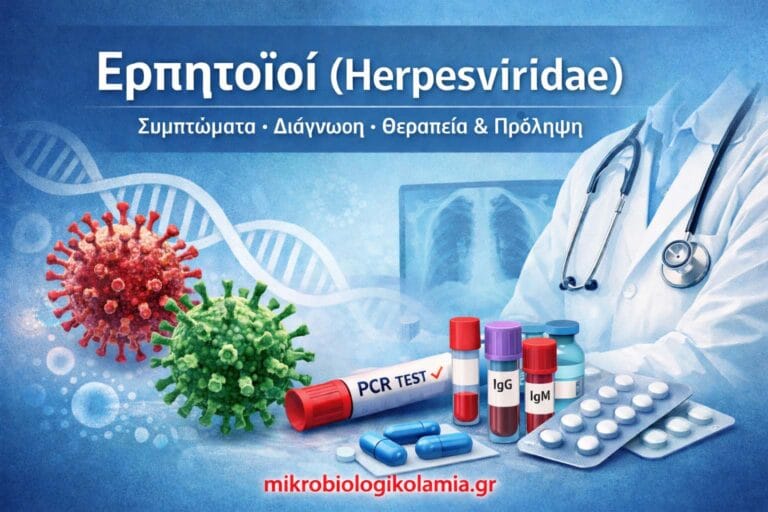 Ερπητοϊοί (Herpesviridae): Συμπτώματα, Διάγνωση, Θεραπεία & Πρόληψη