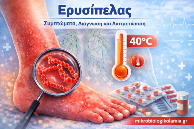 Ερυσίπελας: Συμπτώματα, Διάγνωση, Θεραπεία & Πρόληψη