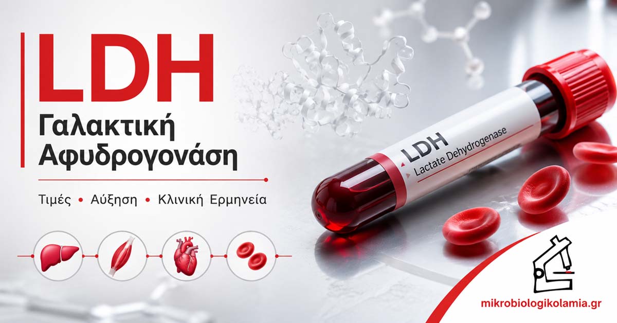 LDH Εξέταση: Τιμές, Αύξηση & Κλινική Ερμηνεία 1 LDH γαλακτική αφυδρογονάση εξέταση αίματος για φυσιολογικές τιμές, αύξηση και κλινική ερμηνεία
